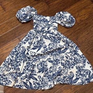 Emerson Poplin Puff Sleeve Midi Dress